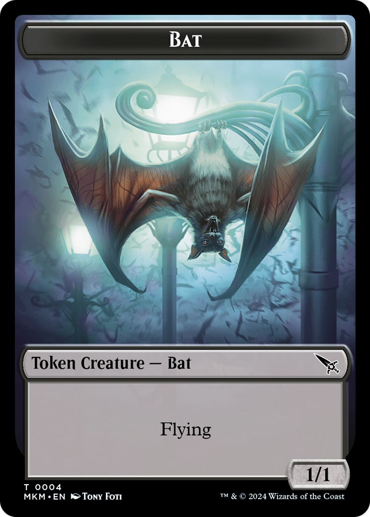 Bat Token [Murders at Karlov Manor Tokens] | Card Merchant Takapuna