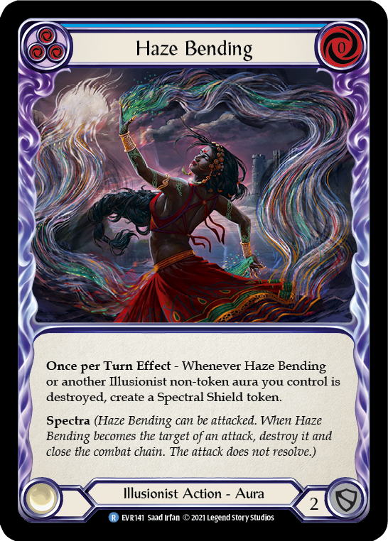 Haze Bending (Blue) [EVR141] (Everfest)  1st Edition Normal | Card Merchant Takapuna