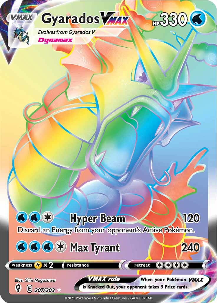 Gyarados VMAX (207/203) [Sword & Shield: Evolving Skies] | Card Merchant Takapuna