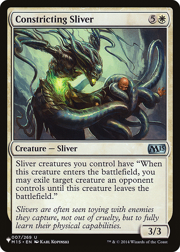 Constricting Sliver [The List Reprints] | Card Merchant Takapuna