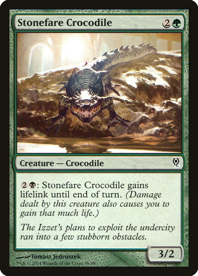 Stonefare Crocodile [Duel Decks: Jace vs. Vraska] | Card Merchant Takapuna