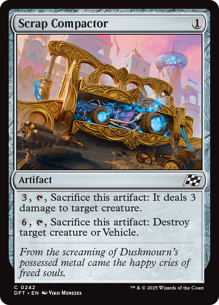 Scrap Compactor [Aetherdrift] | Card Merchant Takapuna