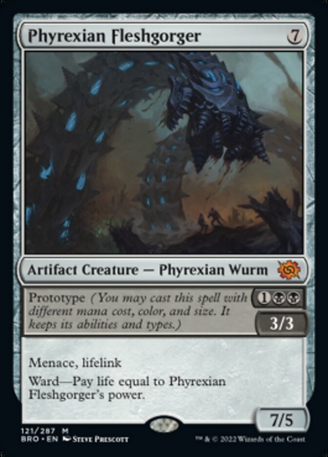 Phyrexian Fleshgorger (Promo Pack) [The Brothers' War Promos] | Card Merchant Takapuna