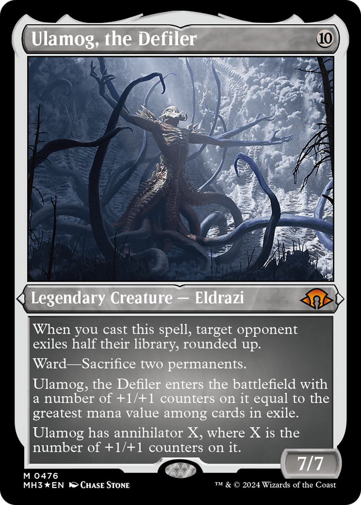 Ulamog, the Defiler (Foil Etched) [Modern Horizons 3] | Card Merchant Takapuna