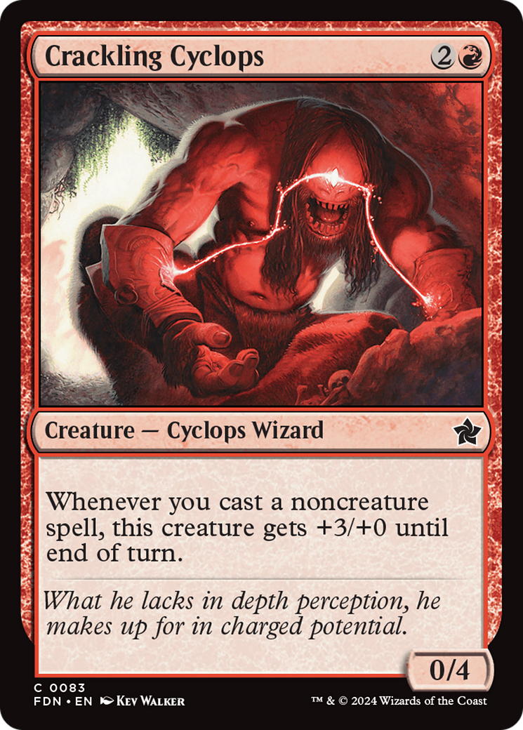 Crackling Cyclops [Foundations] | Card Merchant Takapuna