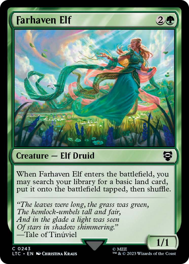 Farhaven Elf [The Lord of the Rings: Tales of Middle-Earth Commander] | Card Merchant Takapuna