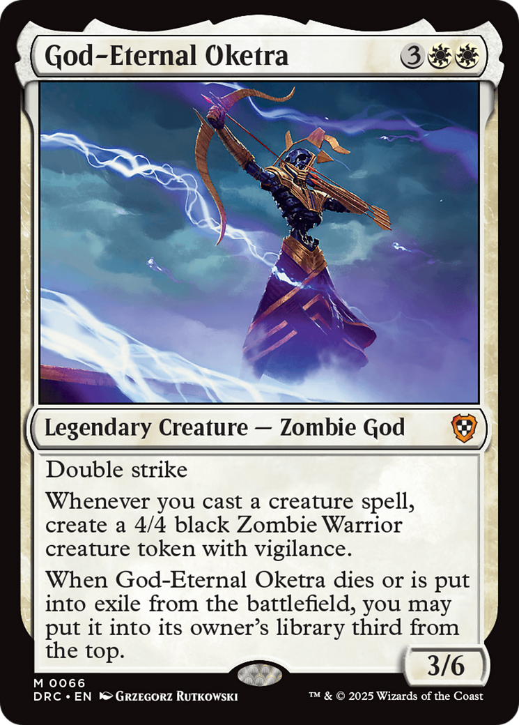 God-Eternal Oketra [Aetherdrift Commander] | Card Merchant Takapuna