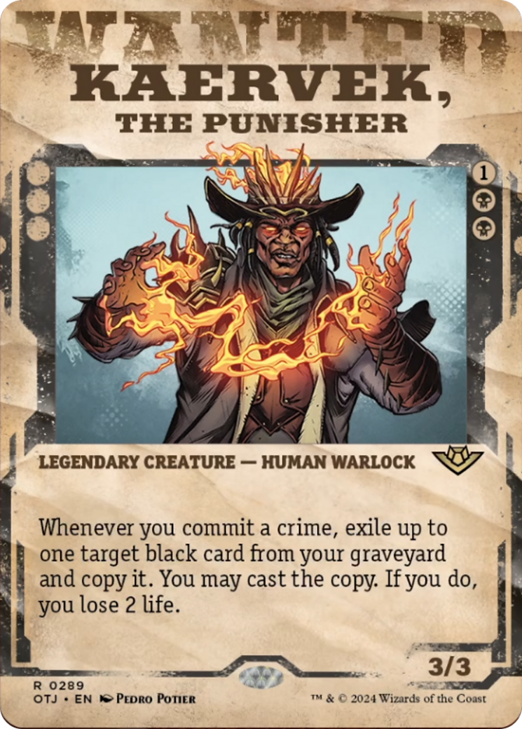 Kaervek, the Punisher (Showcase) [Outlaws of Thunder Junction] | Card Merchant Takapuna