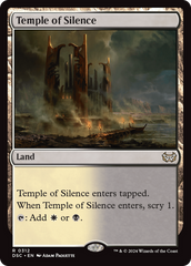 Temple of Silence [Duskmourn: House of Horror Commander] | Card Merchant Takapuna