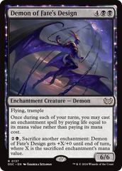 Demon of Fate's Design [Duskmourn: House of Horror Commander] | Card Merchant Takapuna