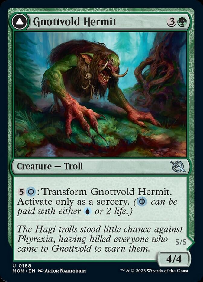 Gnottvold Hermit // Chrome Host Hulk [March of the Machine] | Card Merchant Takapuna