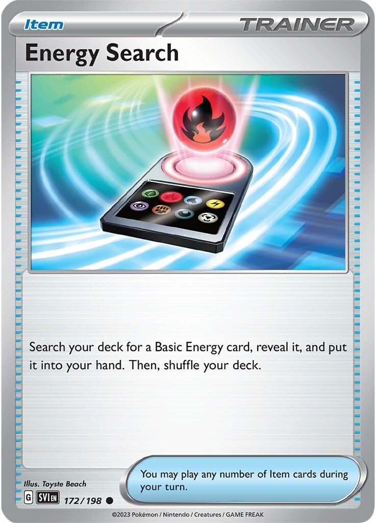 Energy Search (172/198) [Scarlet & Violet: Base Set] | Card Merchant Takapuna