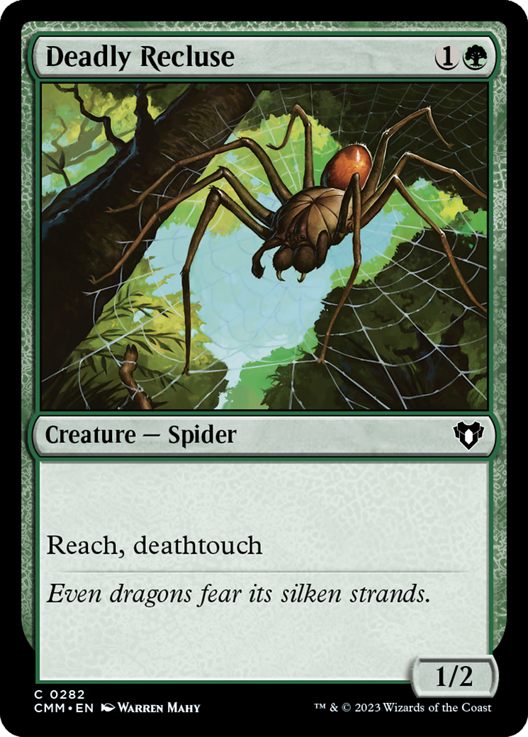 Deadly Recluse [Commander Masters] | Card Merchant Takapuna