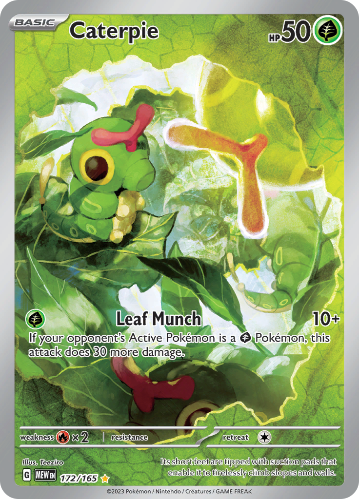 Caterpie (172/165) [Scarlet & Violet 151] | Card Merchant Takapuna