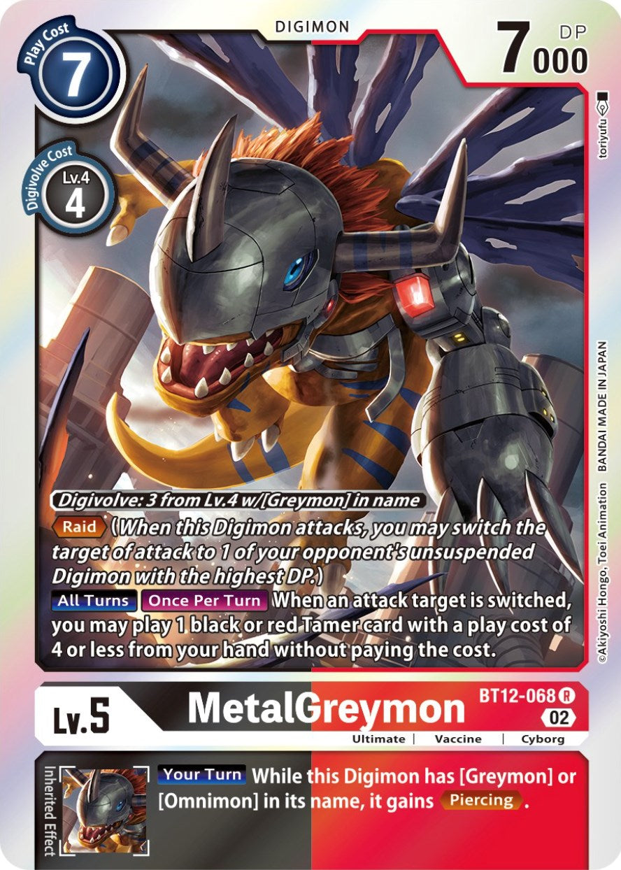 MetalGreymon [BT12-068] [Across Time] | Card Merchant Takapuna