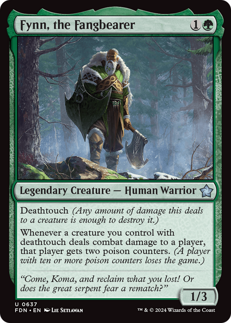 Fynn, the Fangbearer [Foundations] | Card Merchant Takapuna