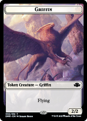 Zombie // Griffin Double-Sided Token [Dominaria Remastered Tokens] | Card Merchant Takapuna