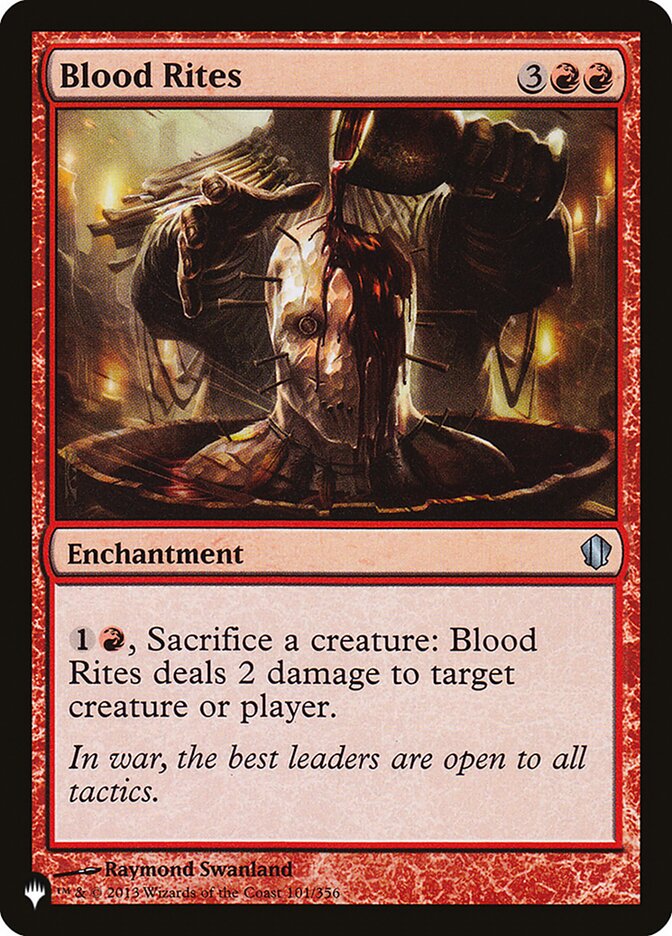 Blood Rites [The List] | Card Merchant Takapuna