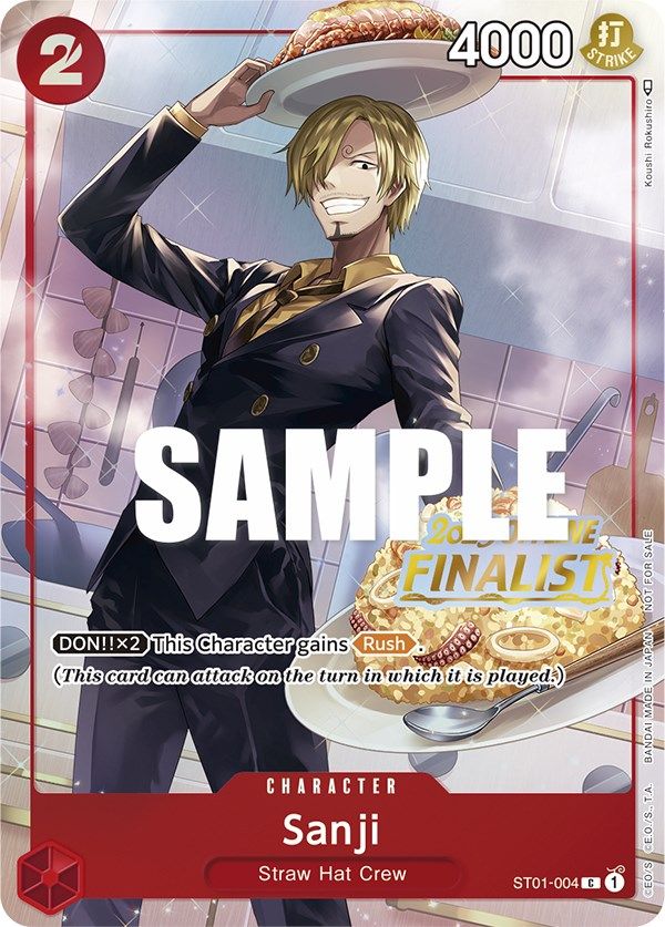 Sanji (Offline Regional 2023) [Finalist] [One Piece Promotion Cards] | Card Merchant Takapuna