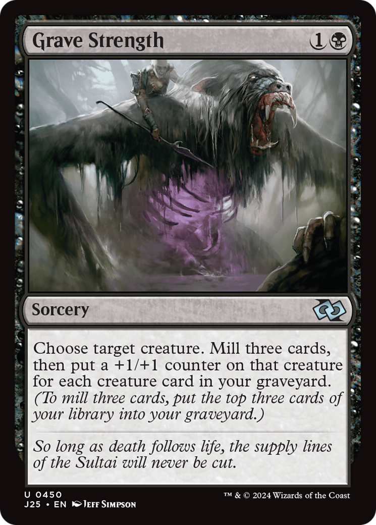 Grave Strength [Foundations Jumpstart] | Card Merchant Takapuna