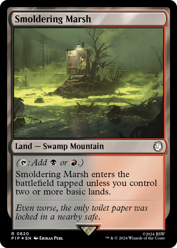 Smoldering Marsh (Surge Foil) [Fallout] | Card Merchant Takapuna