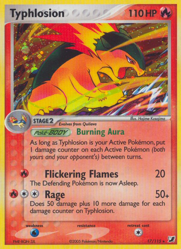 Typhlosion (17/115) [EX: Unseen Forces] | Card Merchant Takapuna