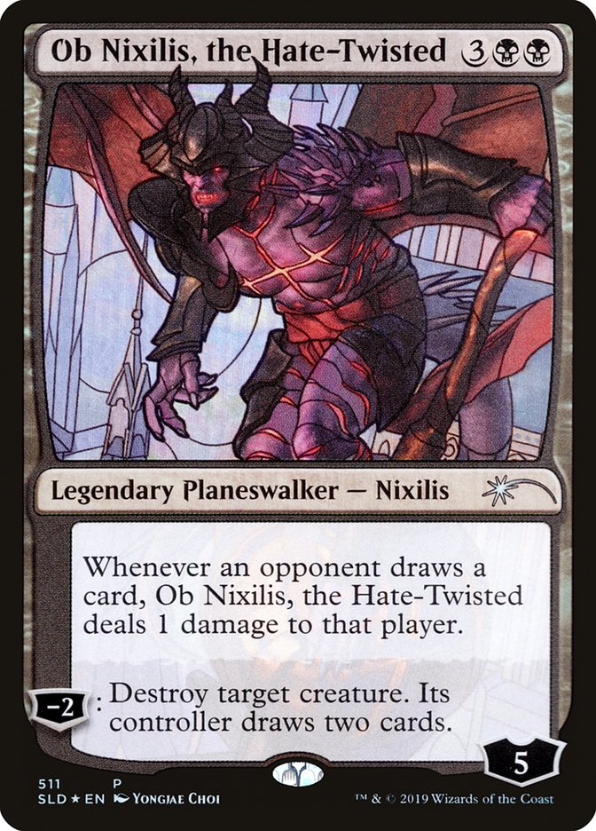 Ob Nixilis, the Hate-Twisted (Stained Glass) [Secret Lair Drop Promos] | Card Merchant Takapuna