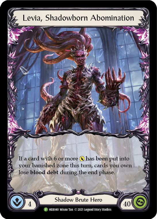 Levia, Shadowborn Abomination [HER040] (Promo)  Rainbow Foil | Card Merchant Takapuna