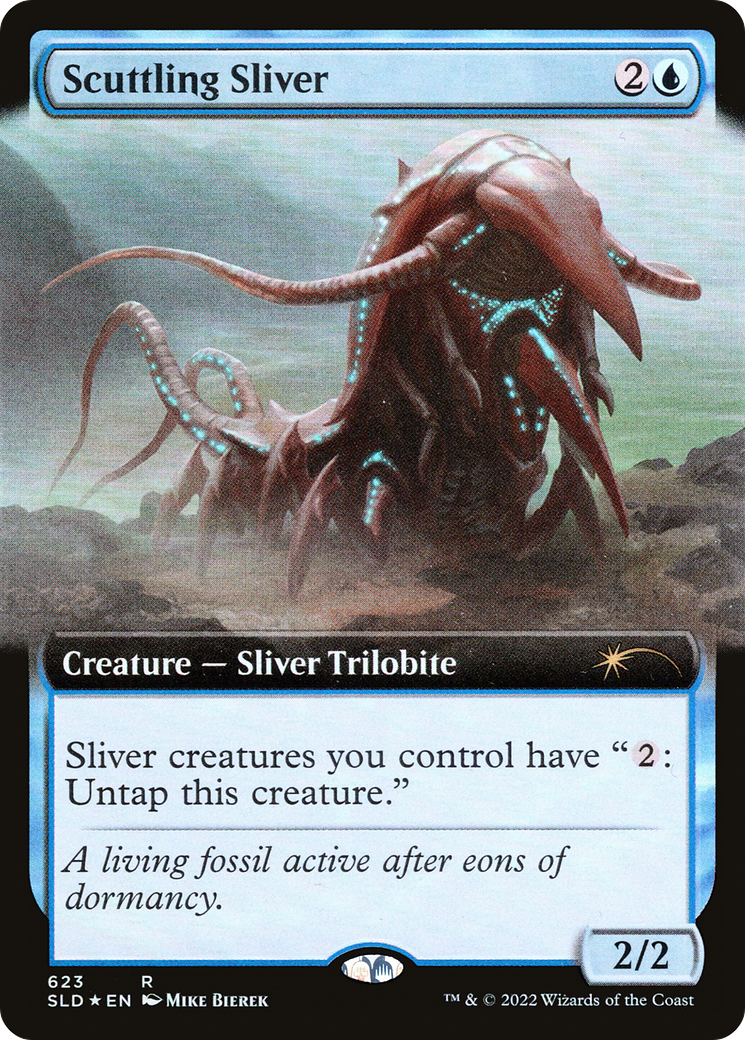 Scuttling Sliver (Extended Art) [Secret Lair Drop Promos] | Card Merchant Takapuna