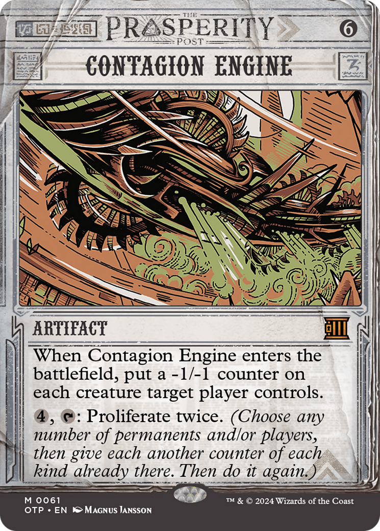 Contagion Engine [Outlaws of Thunder Junction: Breaking News] | Card Merchant Takapuna