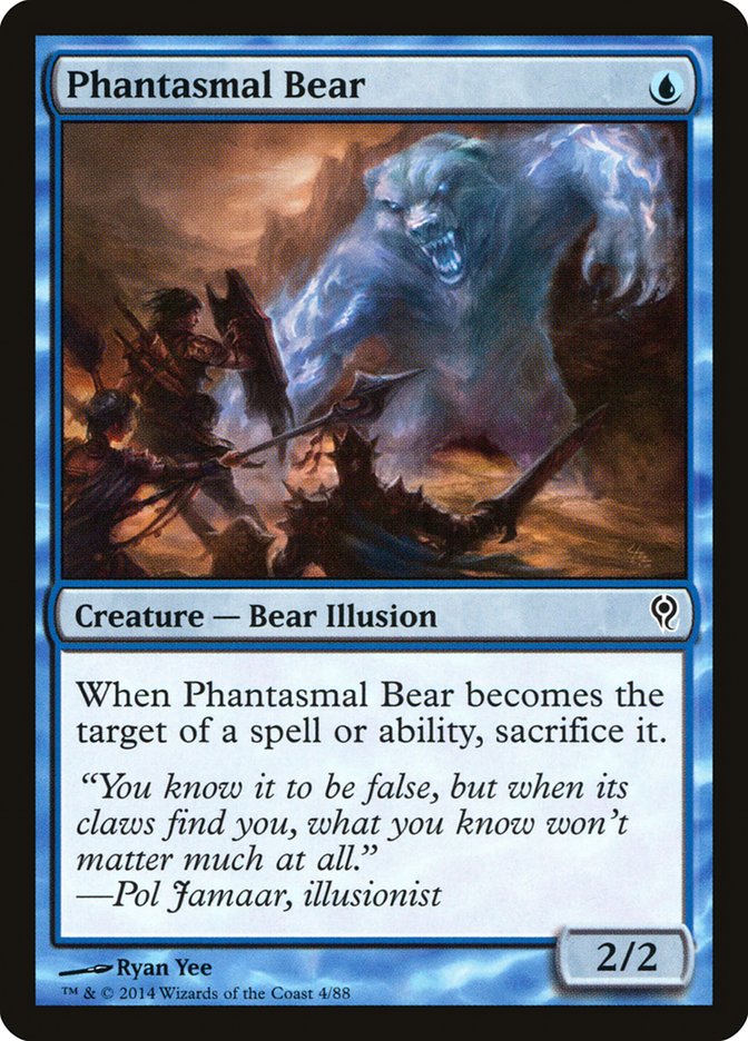 Phantasmal Bear [Duel Decks: Jace vs. Vraska] | Card Merchant Takapuna