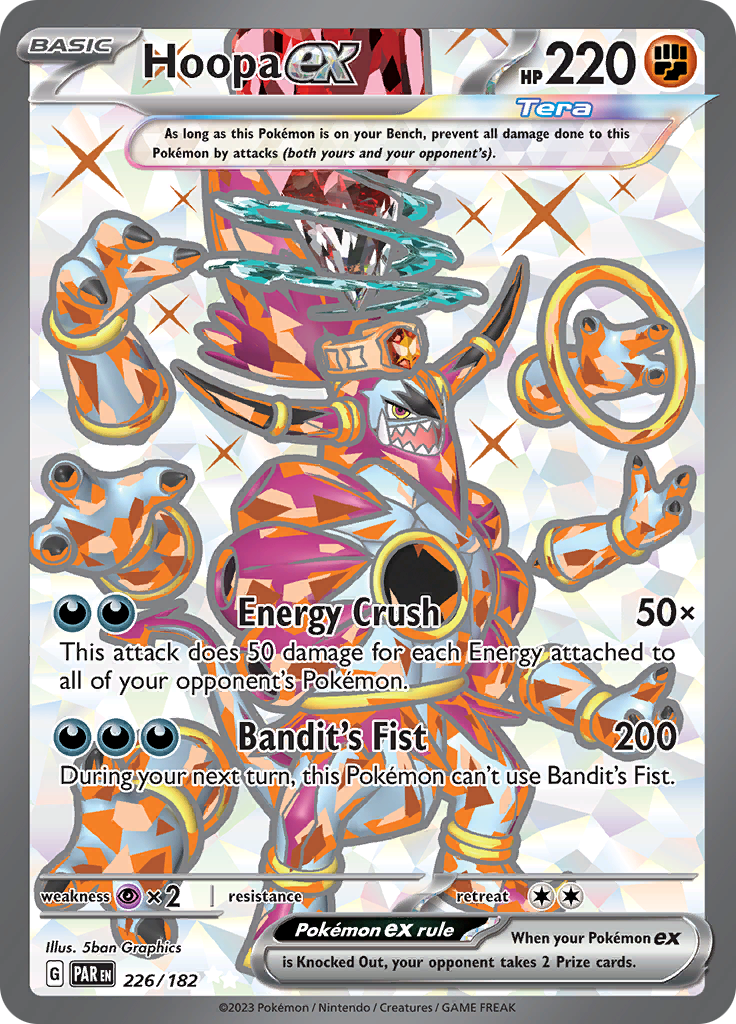 Hoopa ex (226/182) [Scarlet & Violet: Paradox Rift] | Card Merchant Takapuna