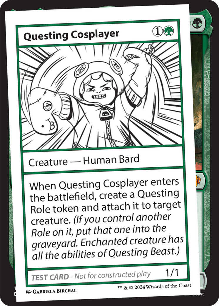 Questing Cosplayer [Mystery Booster 2 Playtest Cards] | Card Merchant Takapuna