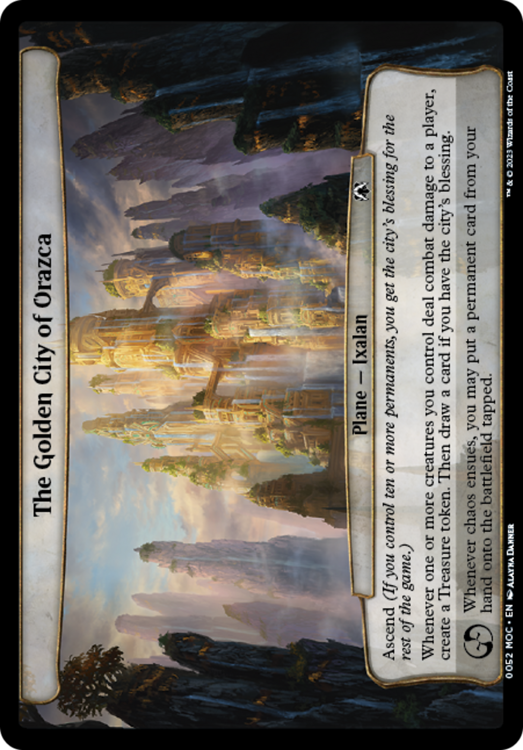 The Golden City of Orazca [March of the Machine Commander] | Card Merchant Takapuna