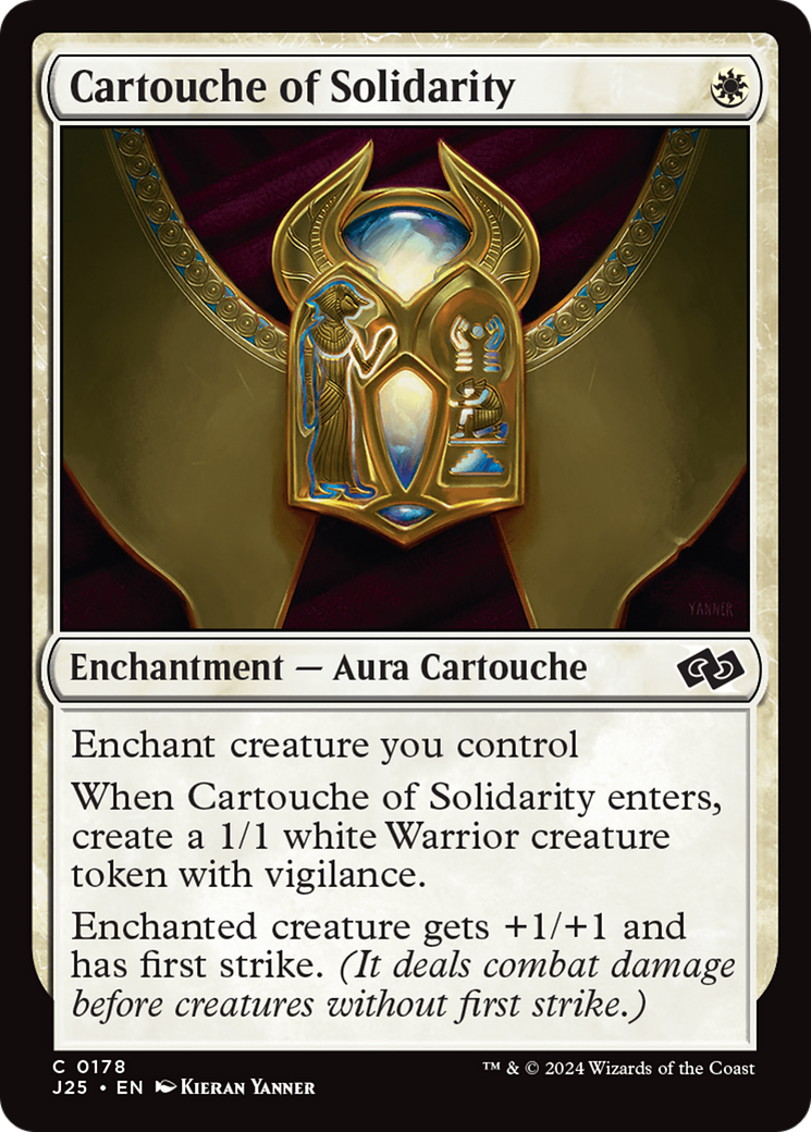 Cartouche of Solidarity [Foundations Jumpstart] | Card Merchant Takapuna