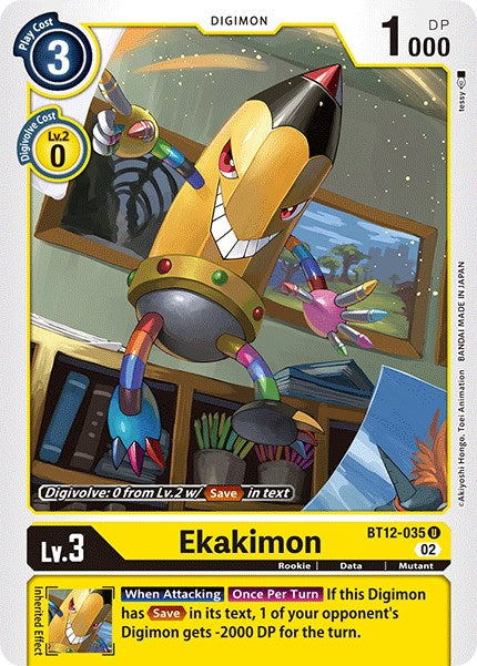 Ekakimon [BT12-035] [Across Time] | Card Merchant Takapuna