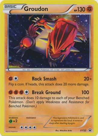 Groudon (XY52) (Jumbo Card) [XY: Black Star Promos] | Card Merchant Takapuna