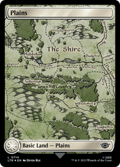 Plains (0714) (Surge Foil) [The Lord of the Rings: Tales of Middle-Earth] | Card Merchant Takapuna