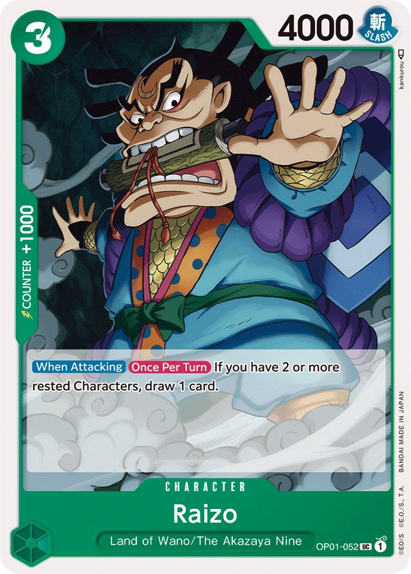 Raizo [Romance Dawn] | Card Merchant Takapuna