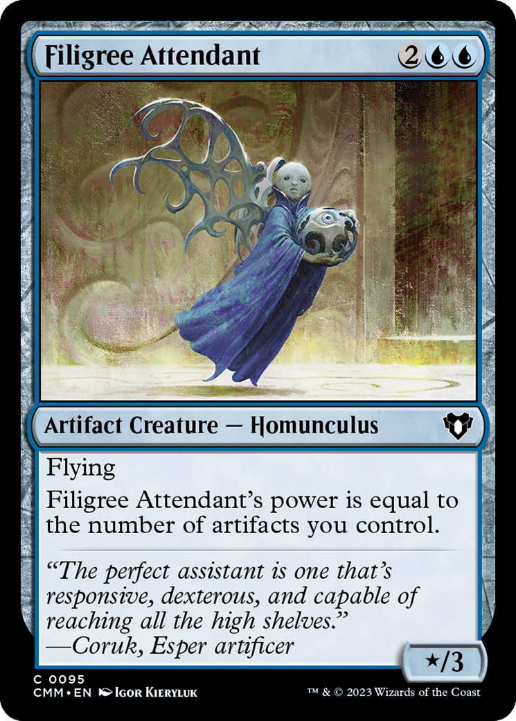 Filigree Attendant [Commander Masters] | Card Merchant Takapuna