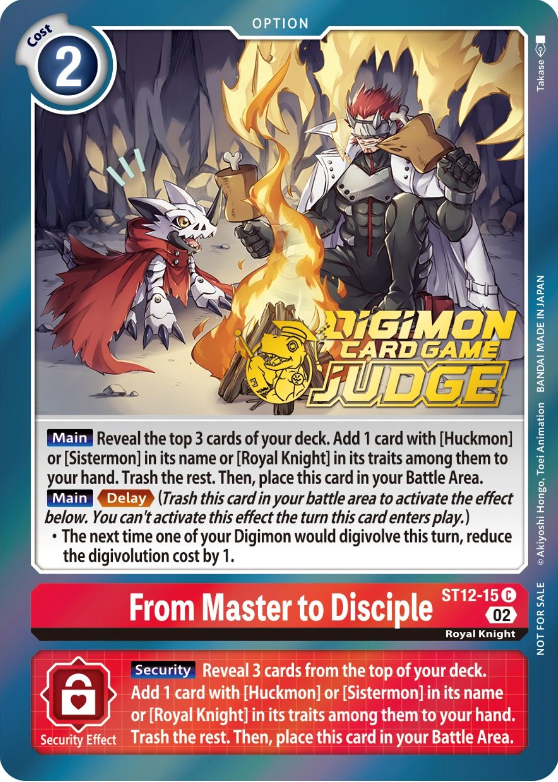 From Master to Disciple [ST12-15] (Judge Pack 3) [Starter Deck: Jesmon Promos] | Card Merchant Takapuna