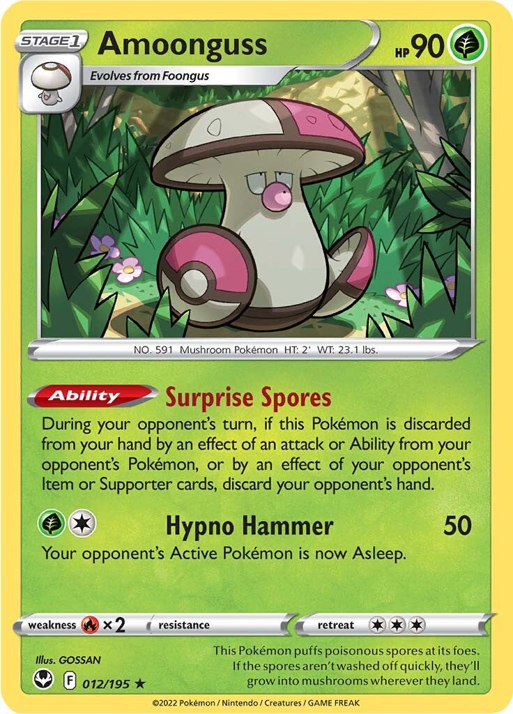 Amoonguss (012/195) [Sword & Shield: Silver Tempest] | Card Merchant Takapuna