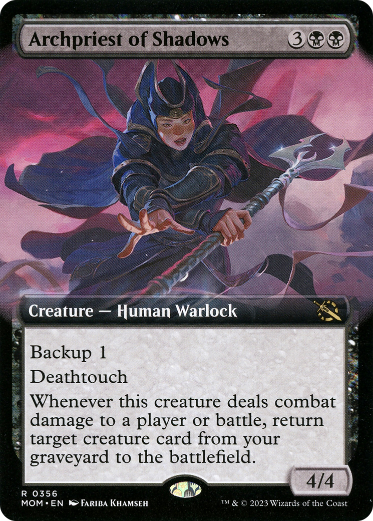 Archpriest of Shadows (Extended Art) [March of the Machine] | Card Merchant Takapuna