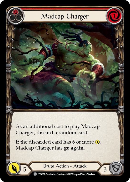 Madcap Charger (Red) [DYN016] (Dynasty) | Card Merchant Takapuna