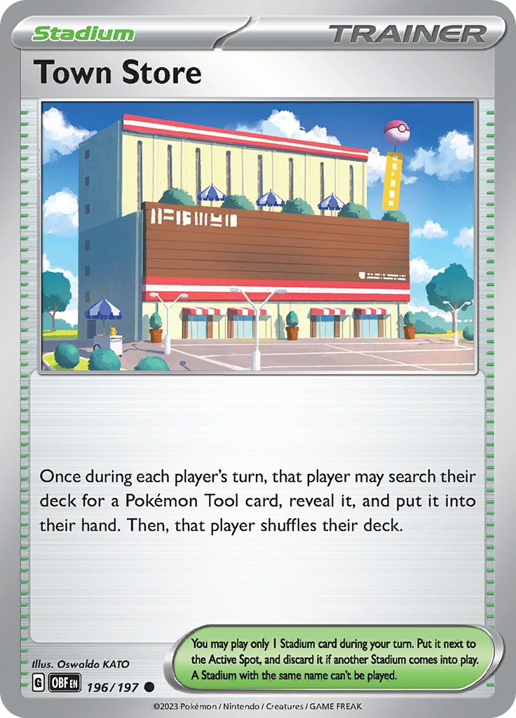 Town Store (196/197) [Scarlet & Violet: Obsidian Flames] | Card Merchant Takapuna