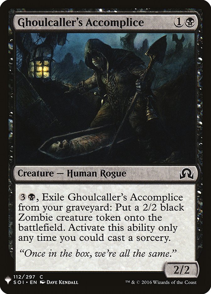 Ghoulcaller's Accomplice [Mystery Booster] | Card Merchant Takapuna