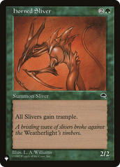 Horned Sliver [The List Reprints] | Card Merchant Takapuna