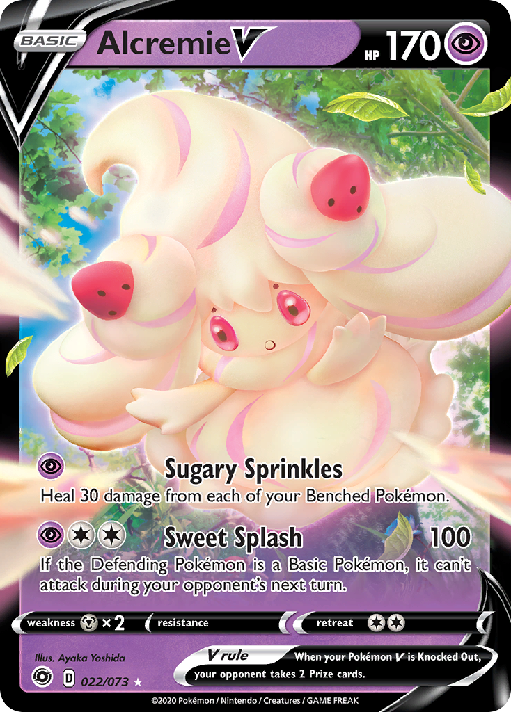 Alcremie V (022/073) [Sword & Shield: Champion's Path] | Card Merchant Takapuna