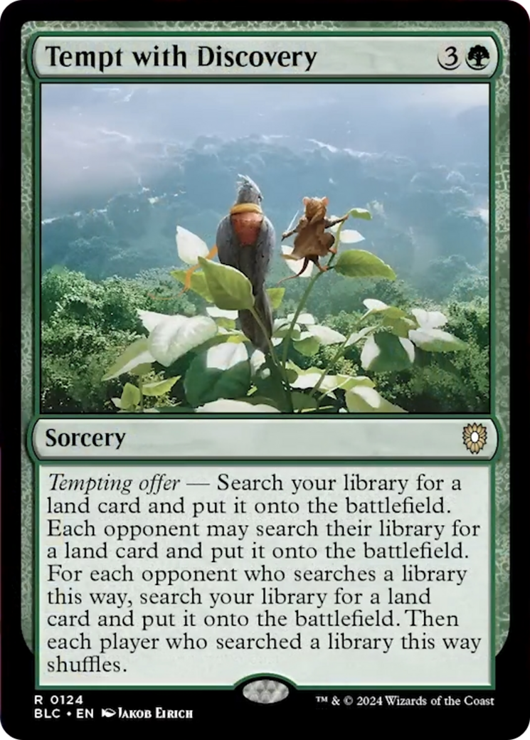 Tempt with Discovery [Bloomburrow Commander] | Card Merchant Takapuna