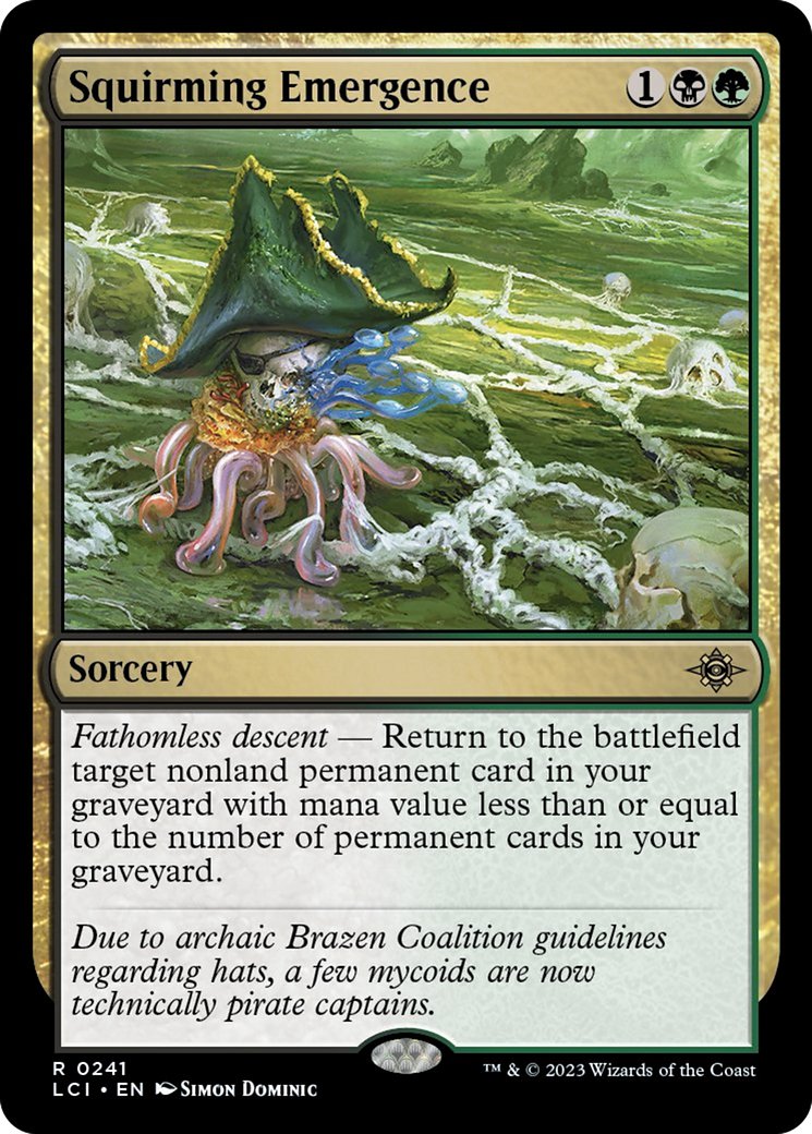 Squirming Emergence [The Lost Caverns of Ixalan] | Card Merchant Takapuna